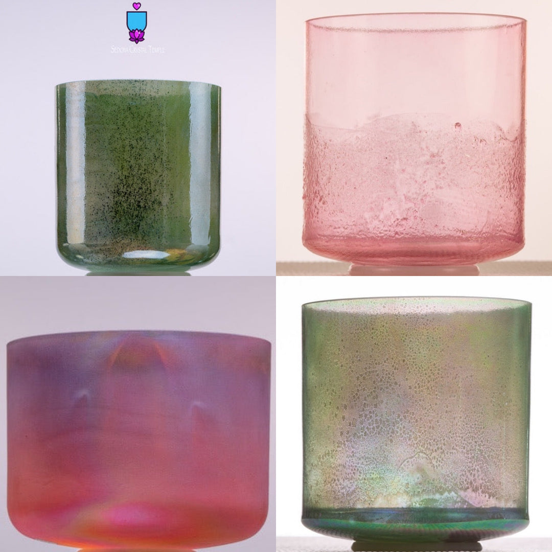 Anahata Chakra: Heart Healing Crystal Singing Bowl Set