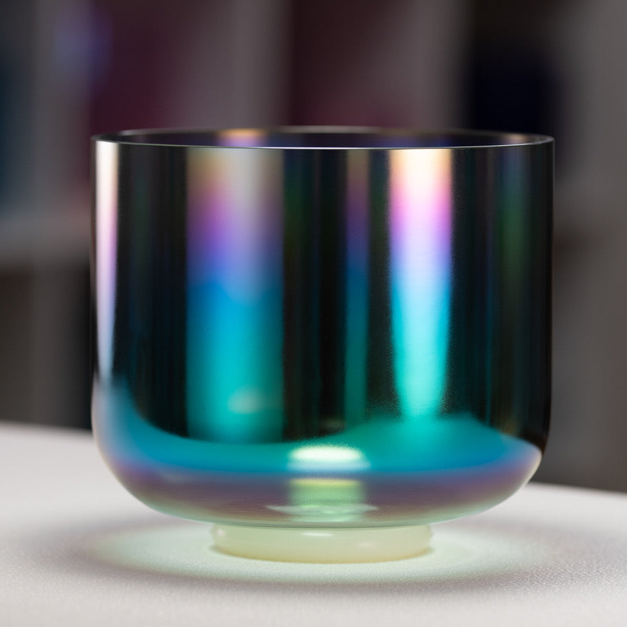 9" C+4 Earth Magic Crystal Singing Bowl, Perfect Pitch
