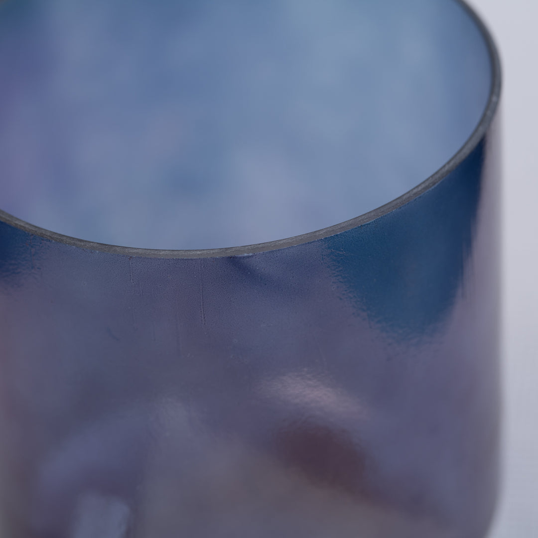 8" D-50 Apophyllite Violet Aura Gold, Crystal Tones™