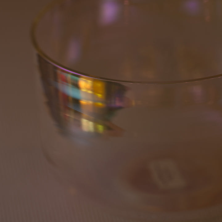 9.75" C+44 Prismatic Crystal Bowl