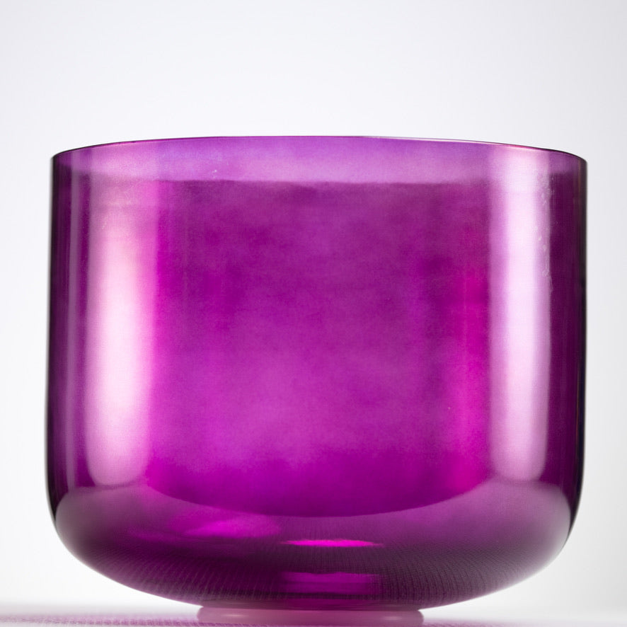 12" C#-22 Healing Violet Flame Crystal Singing Bowl