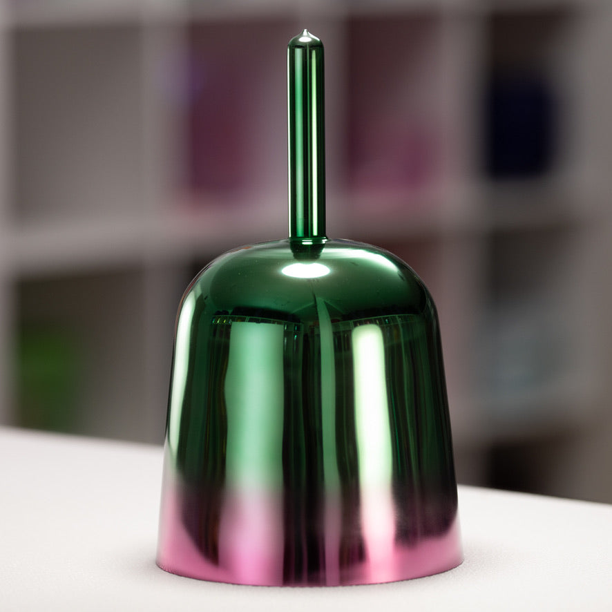 8" C#+0 Divine Heart Crystal Singing Bowl, Handheld