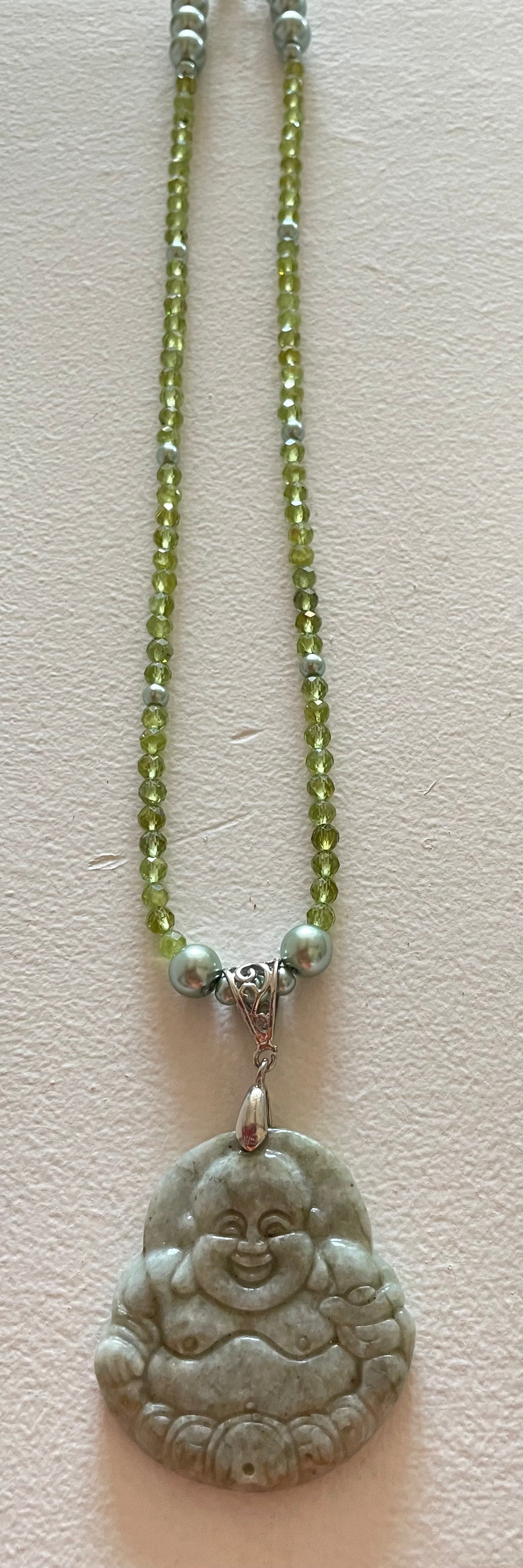 Faceted Peridot Necklace