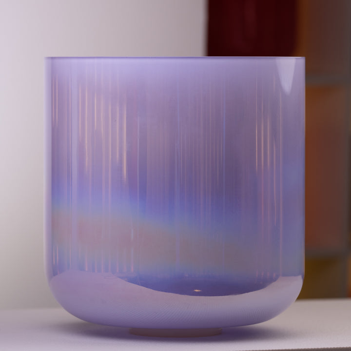14.25" D-19 Lilac Blossom & Prismatic Sacred Symphony Bowl