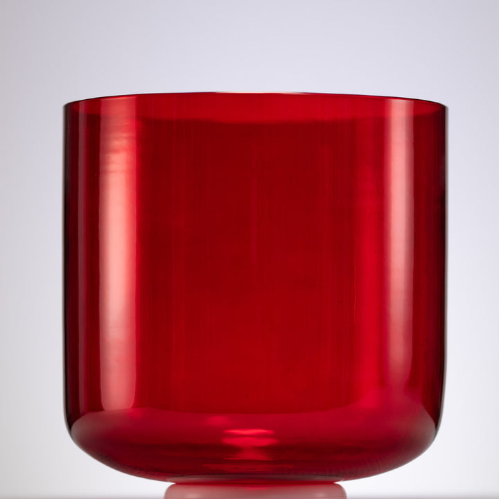 9" G#-19 Ruby Ray Crystal Singing Bowl
