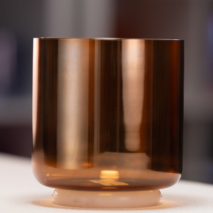 6" F#+39 Sacred Ground Crystal Singing Bowl