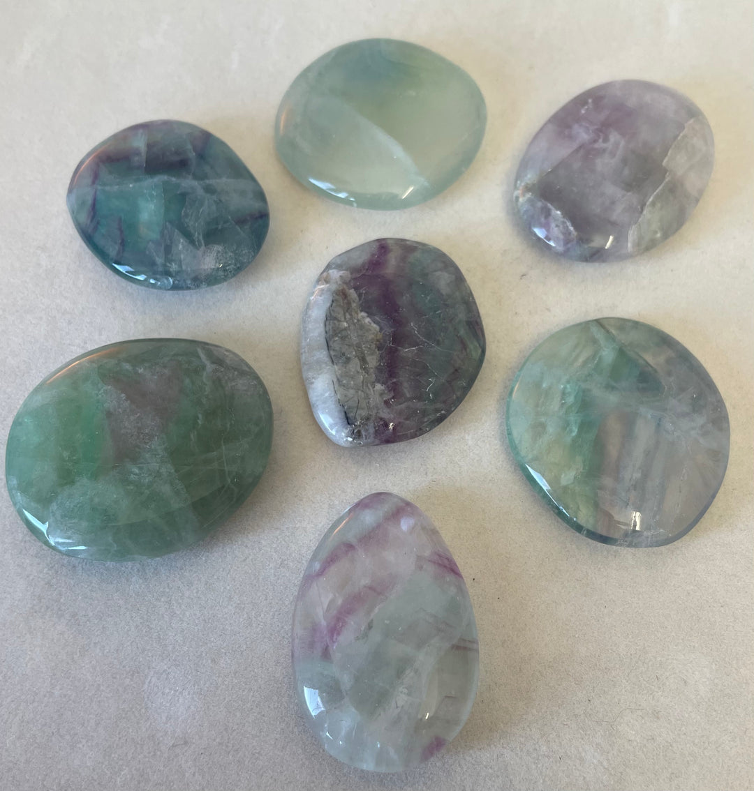 Fluorite Palm Stones