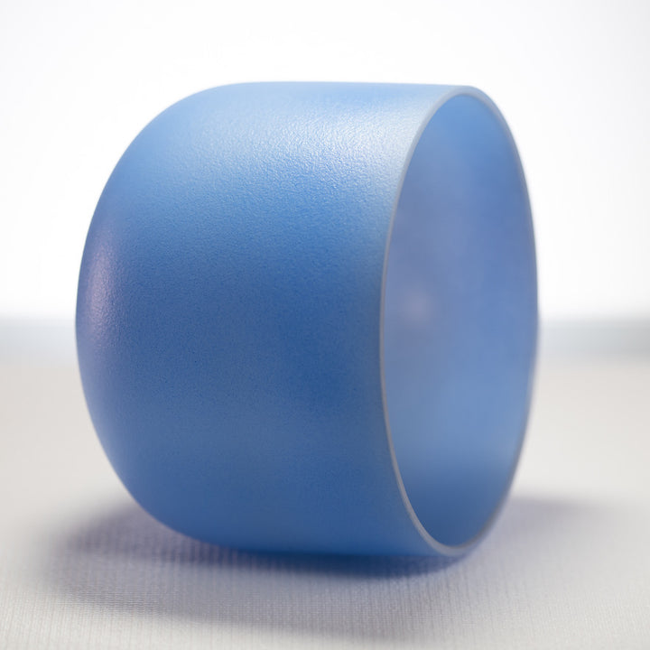 9" A-25 Father Sky Frosted Crystal Singing Bowl