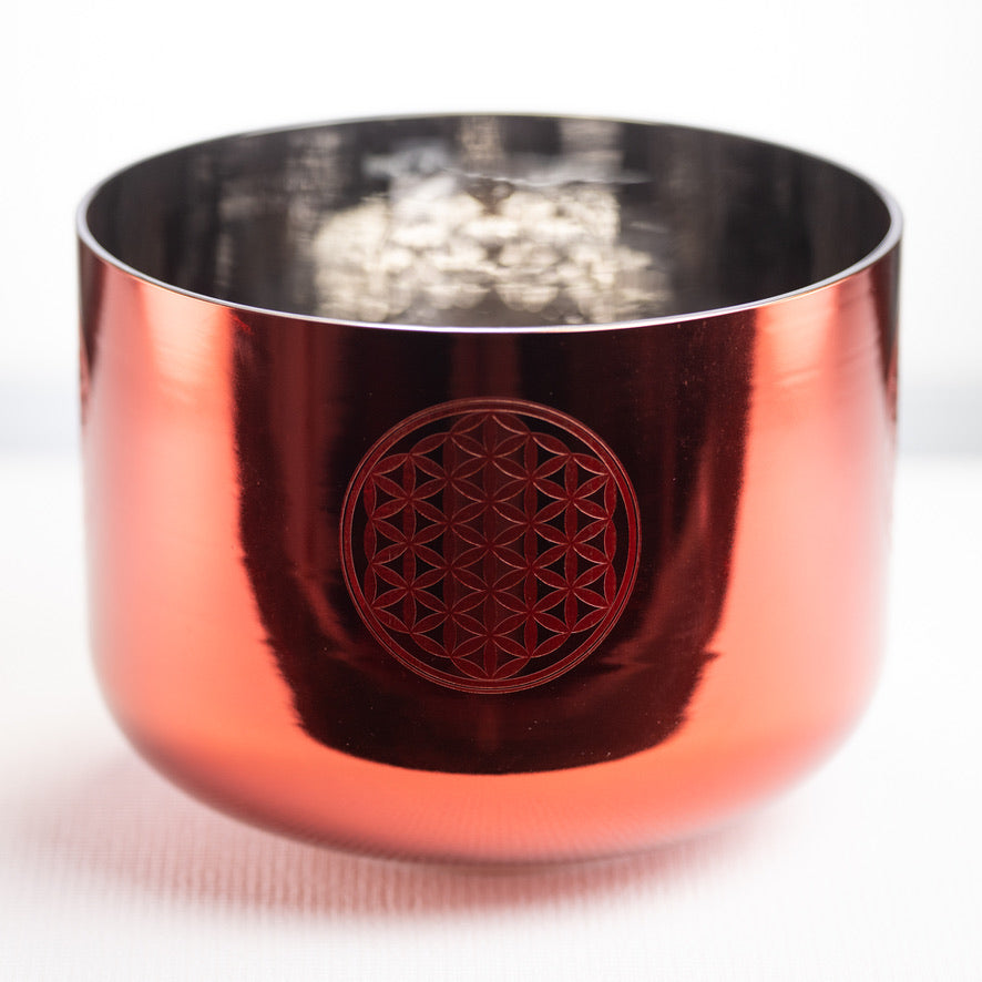 11" F+13 Solara Singing Bowl with Flower of Life