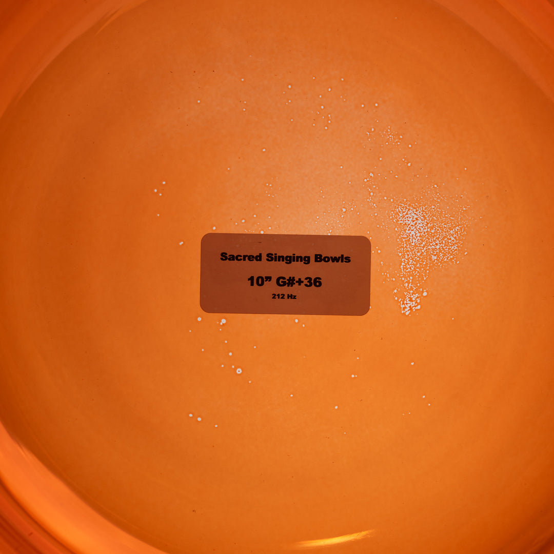 10" G#+36 Topaz Transformation Crystal Symphony Bowl
