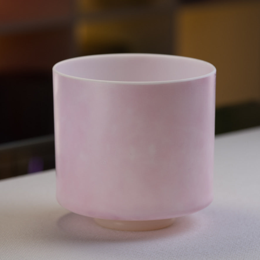 Pink Ocean Gold Morph Alchemy Bowl made by Crystal Tones