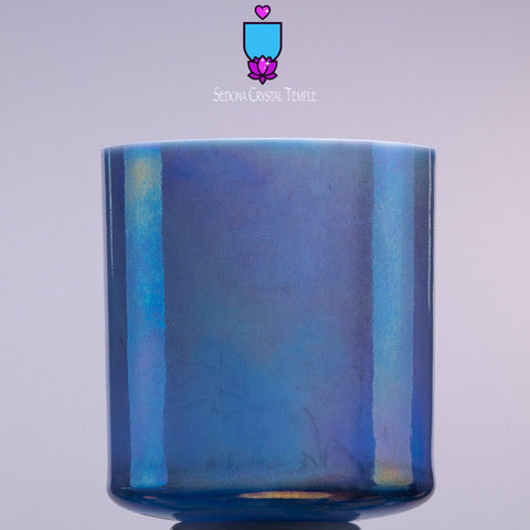 8" C#+5 Egyptian Blue Singing Bowl, Crystal Tones™