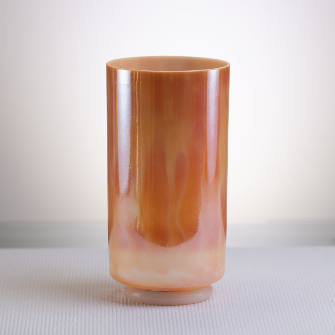 6" F+15 Sedona Red Rock & White Gold Bowl, Crystal Tones™