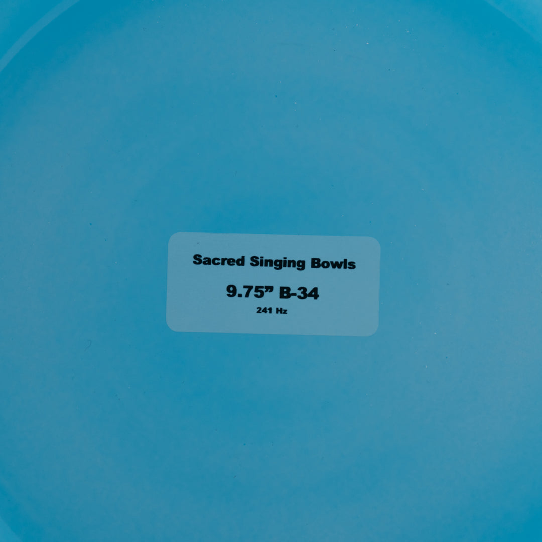 9.75" B-34 Serene Aquamarine Sacred Symphony Bowl
