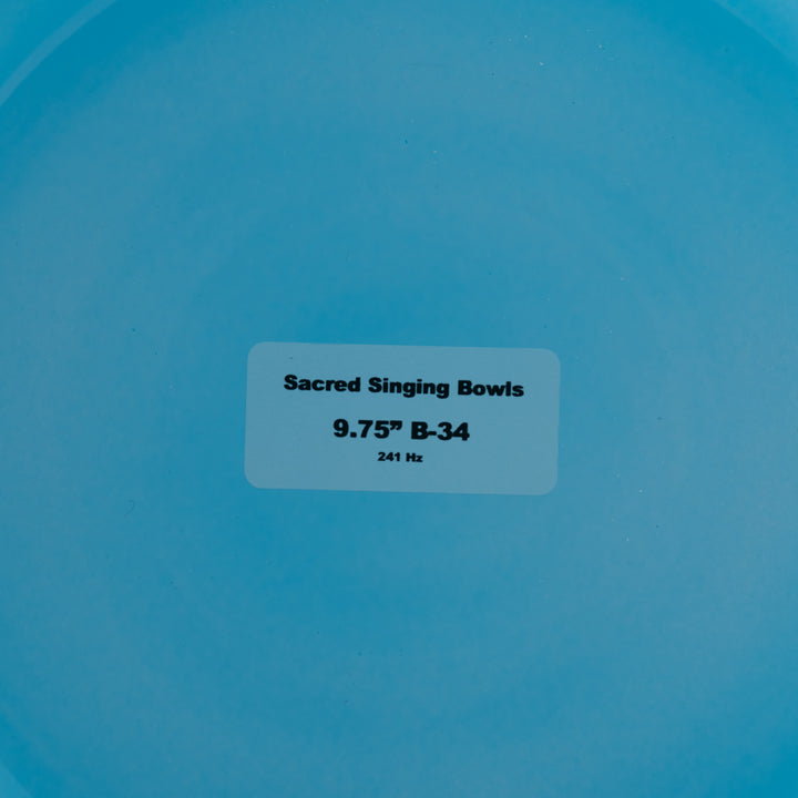 9.75" B-34 Serene Aquamarine Sacred Symphony Bowl
