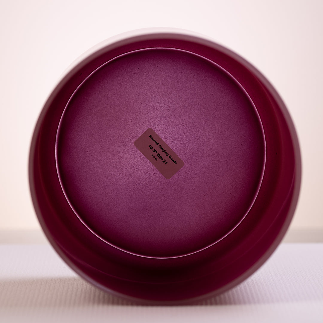 10.5" D#+21 Majestic Mauve Crystal Symphony Bowl