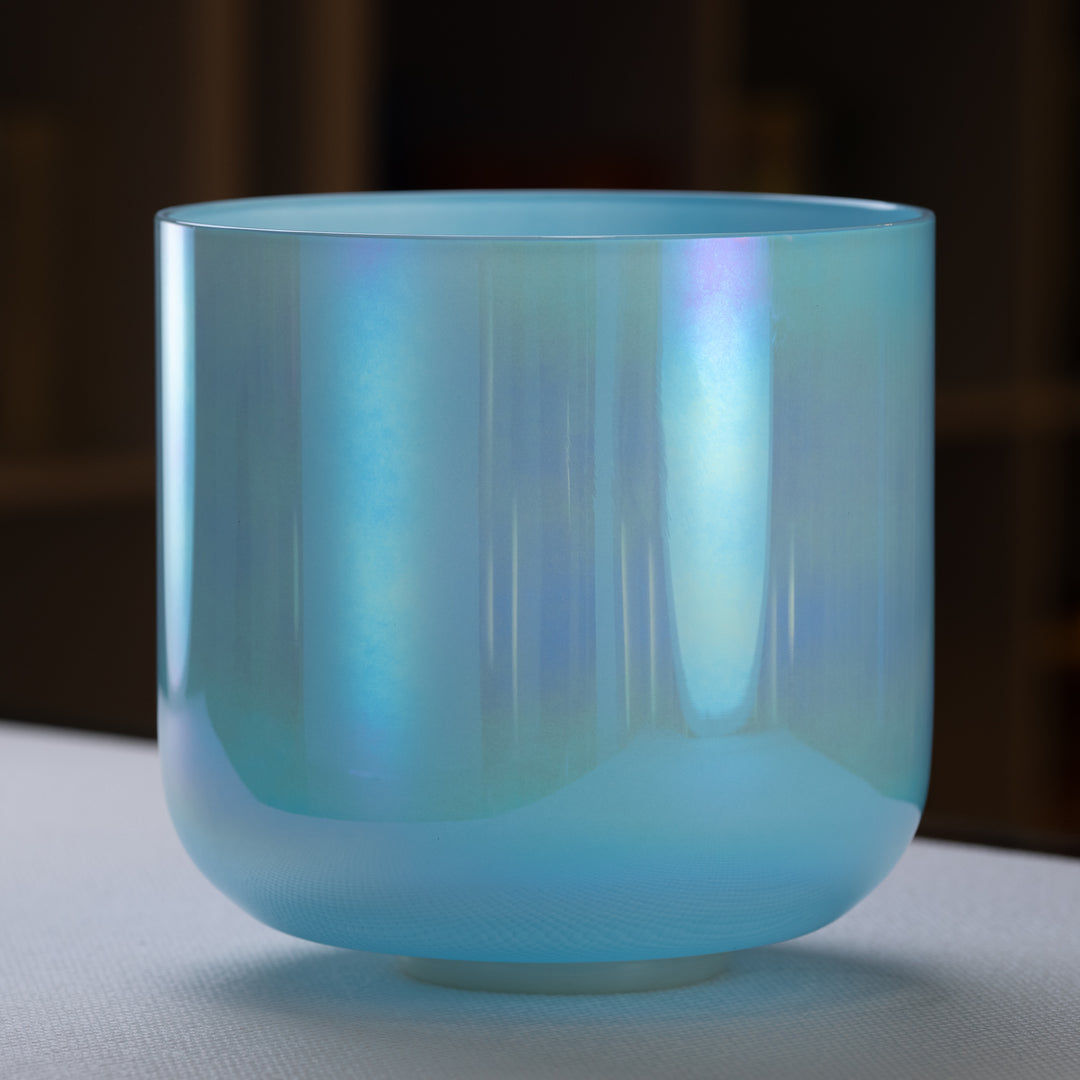 Recording: 9.75" B-34 Serene Aquamarine Sacred Symphony Bowl, 241 Hz