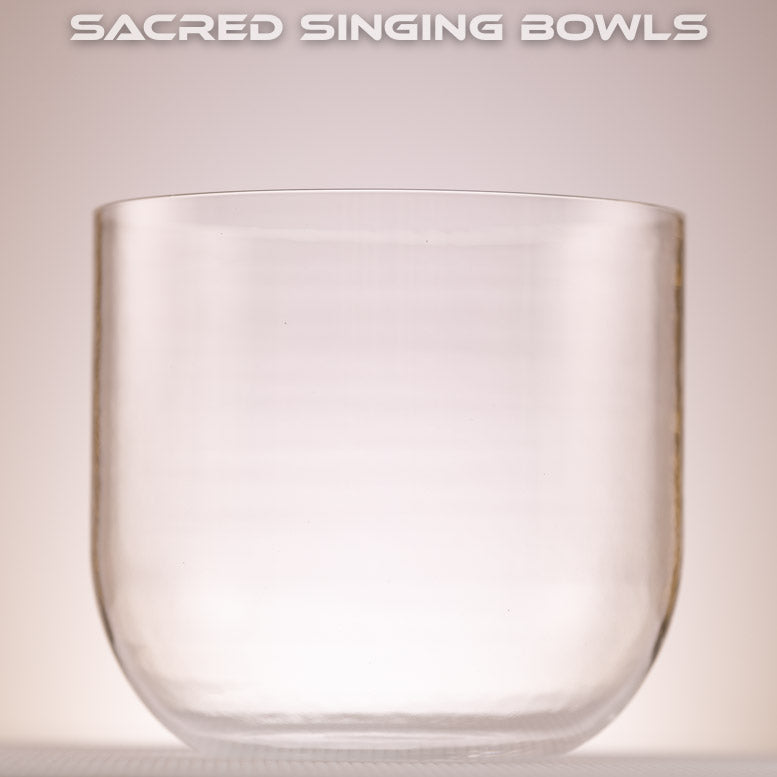 9" A+0 Clear Quartz Singing Bowl