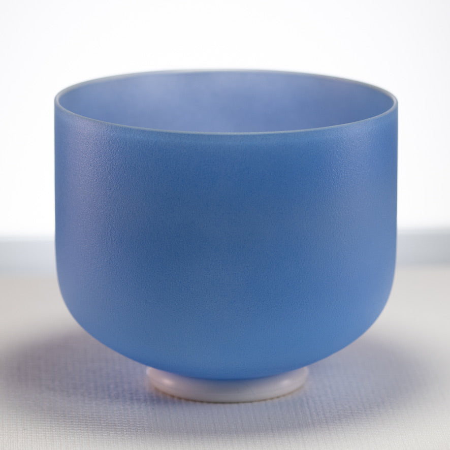 9" D-30 Father Sky Frosted Crystal Singing Bowl