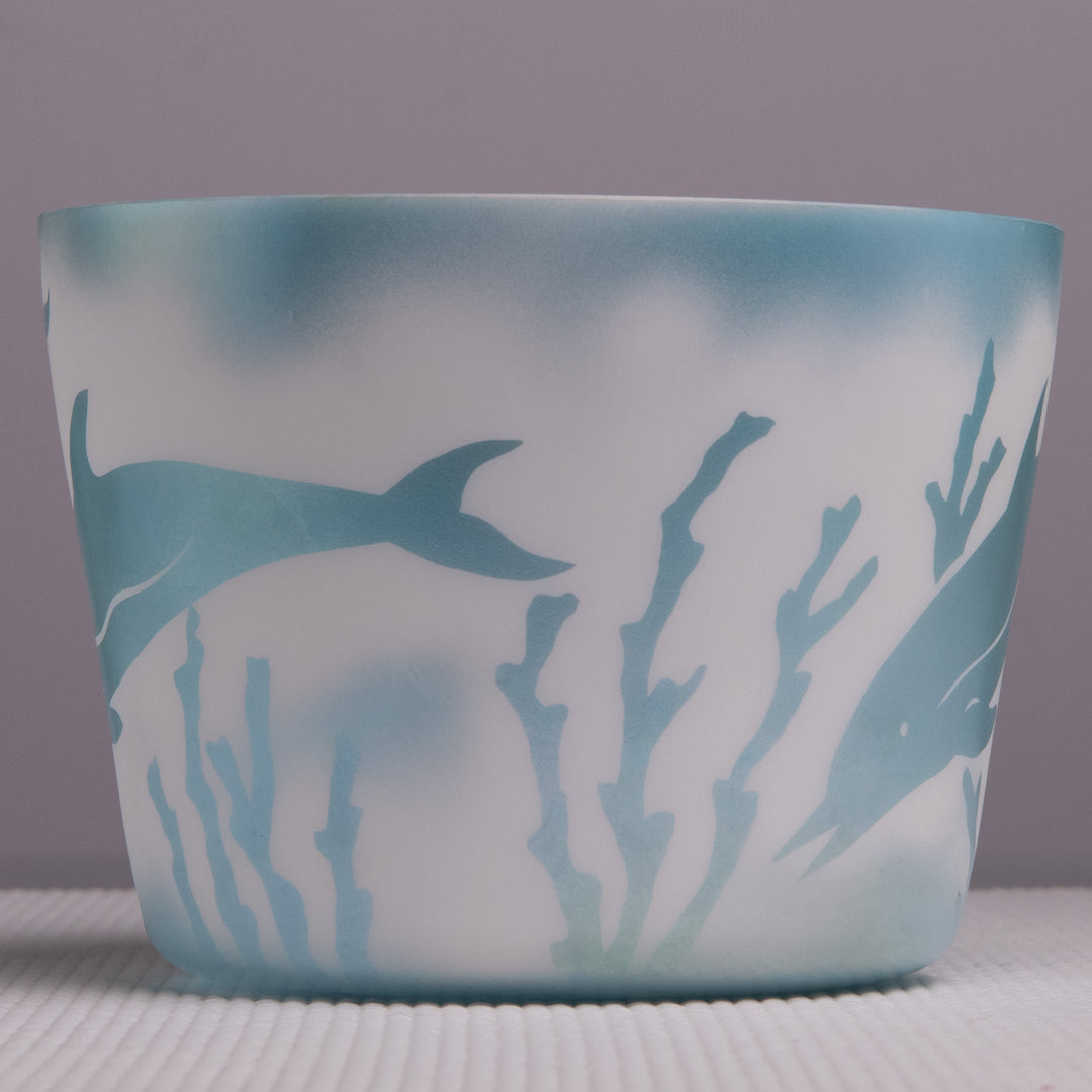 7" A#-50 Dolphin etched Ocean Gold, Crystal Tones™