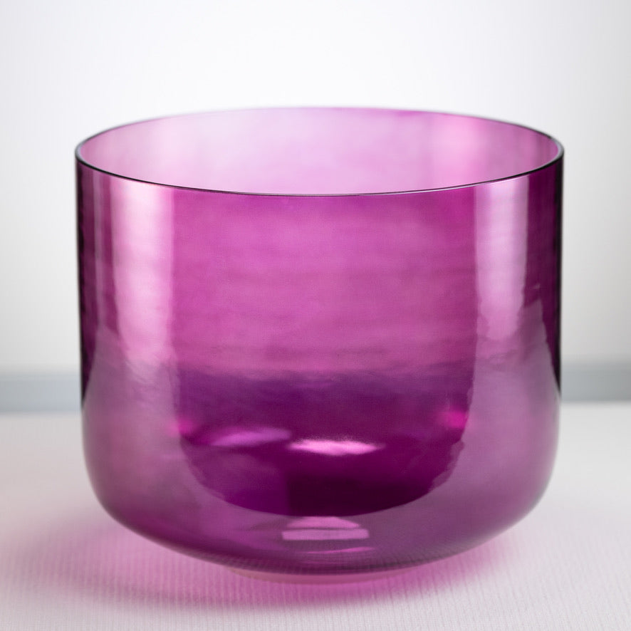 12" D#-3 Healing Violet Flame Crystal Singing Bowl