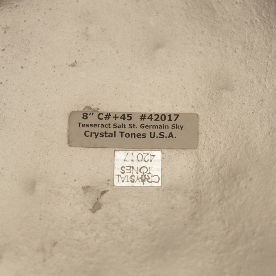 8" C#+45 Tesseract Salt & Saint Germain Sky, Crystal Tones™