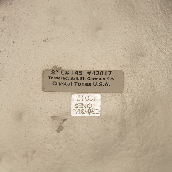 8" C#+45 Tesseract Salt & Saint Germain Sky, Crystal Tones™