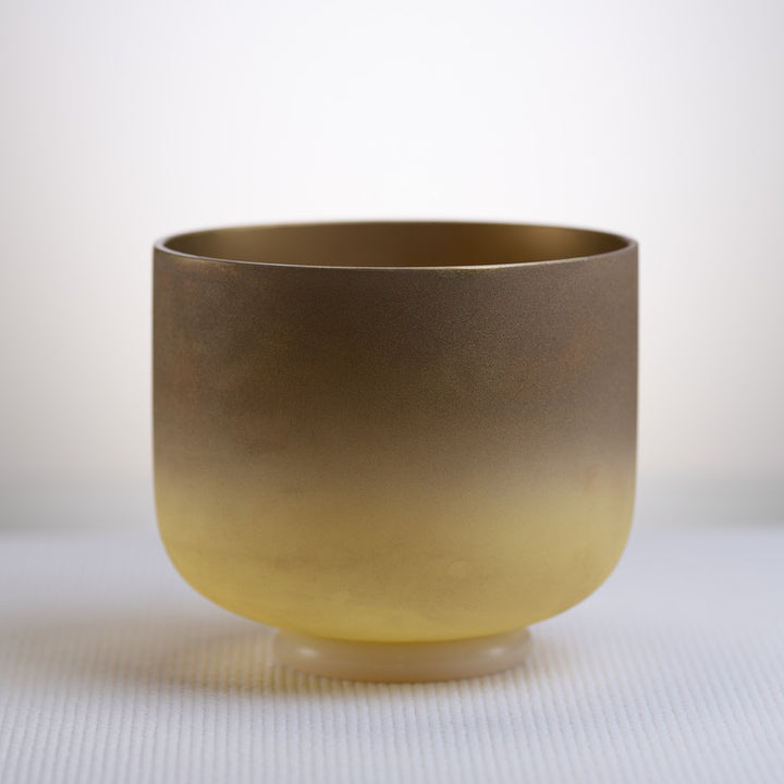 7.75" G+24 Golden Healer Frosted Singing Bowl