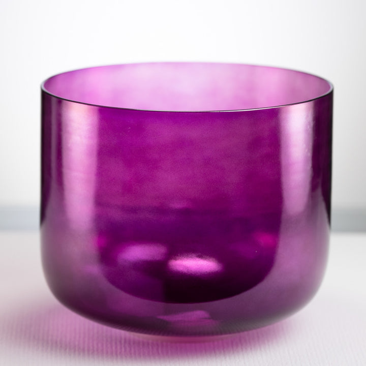 12" C#-22 Healing Violet Flame Crystal Singing Bowl