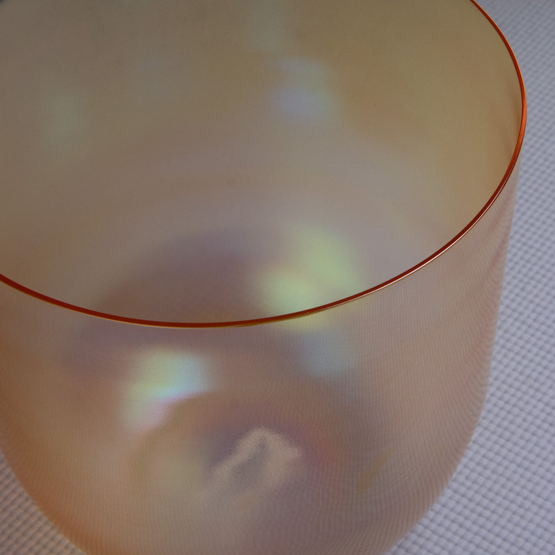 8.5" D-34 Radiant Sun Crystal Singing Bowl