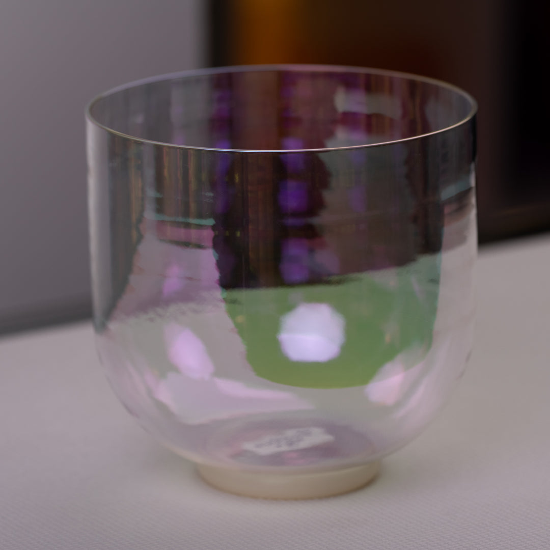9" G#-38 Prismatic Crystal Singing Bowl
