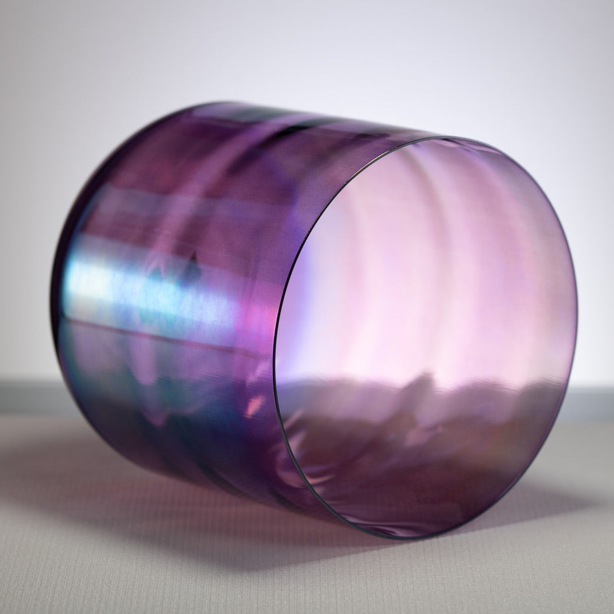 10" A#-8 Amethyst Activation Crystal Singing Bowl