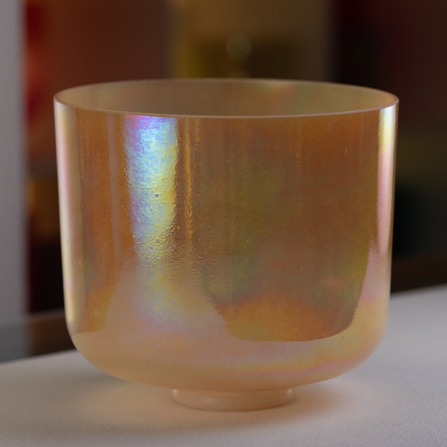 12" A#+5 Carnelian & Platinum, Crystal Tones™