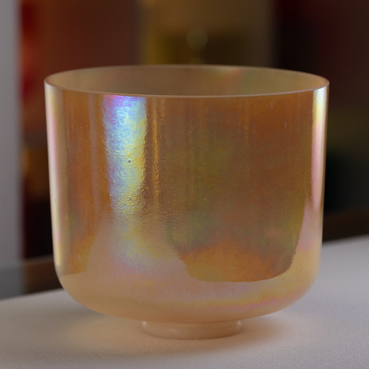 12" A#+5 Carnelian & Platinum, Crystal Tones™