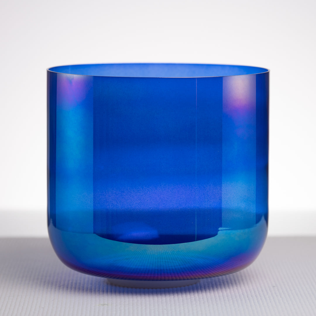 10" B-36 Sapphire Spirit & Prismatic Crystal Bowl