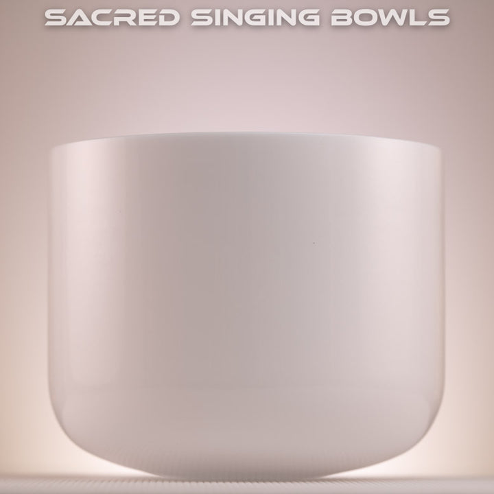 White Light Quartz Crystal Bowls from Sacred Singing Bowls