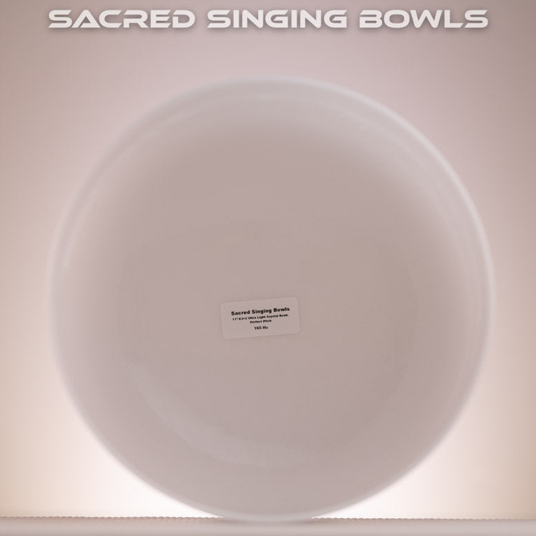 White Light Quartz Bowls from Sacred Singing Bowls
