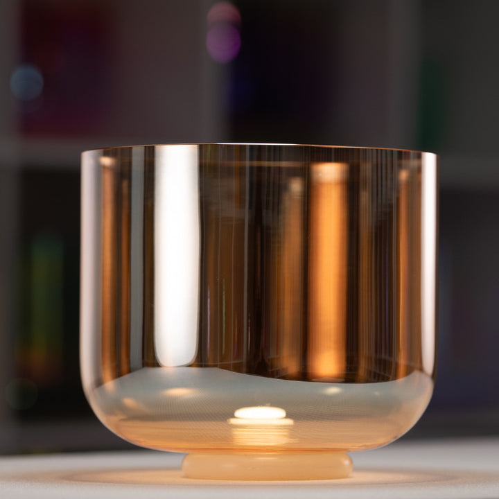 9" B-42 Summer Sun Crystal Singing Bowl