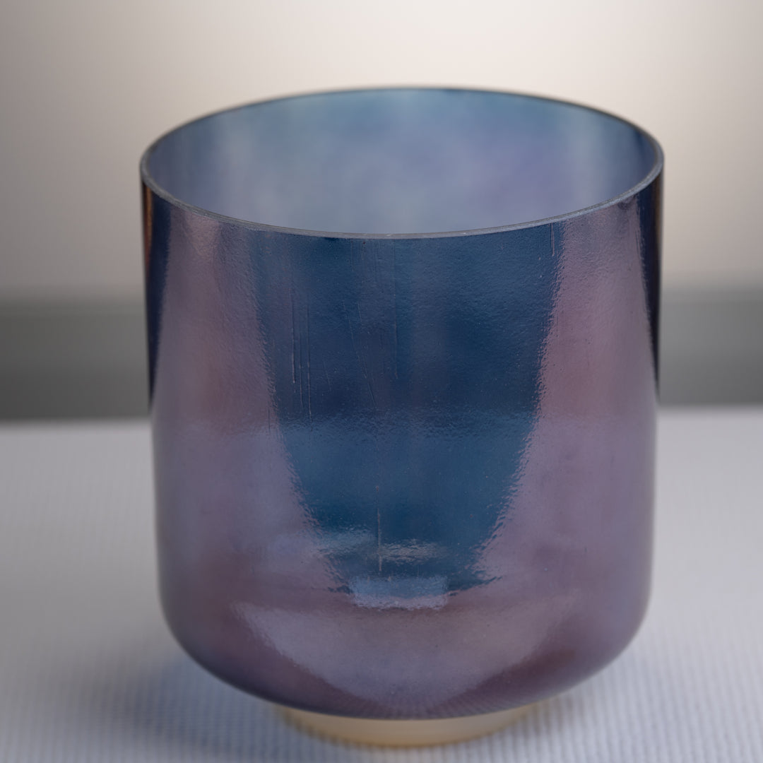 8" D-50 Apophyllite Violet Aura Gold, Crystal Tones™