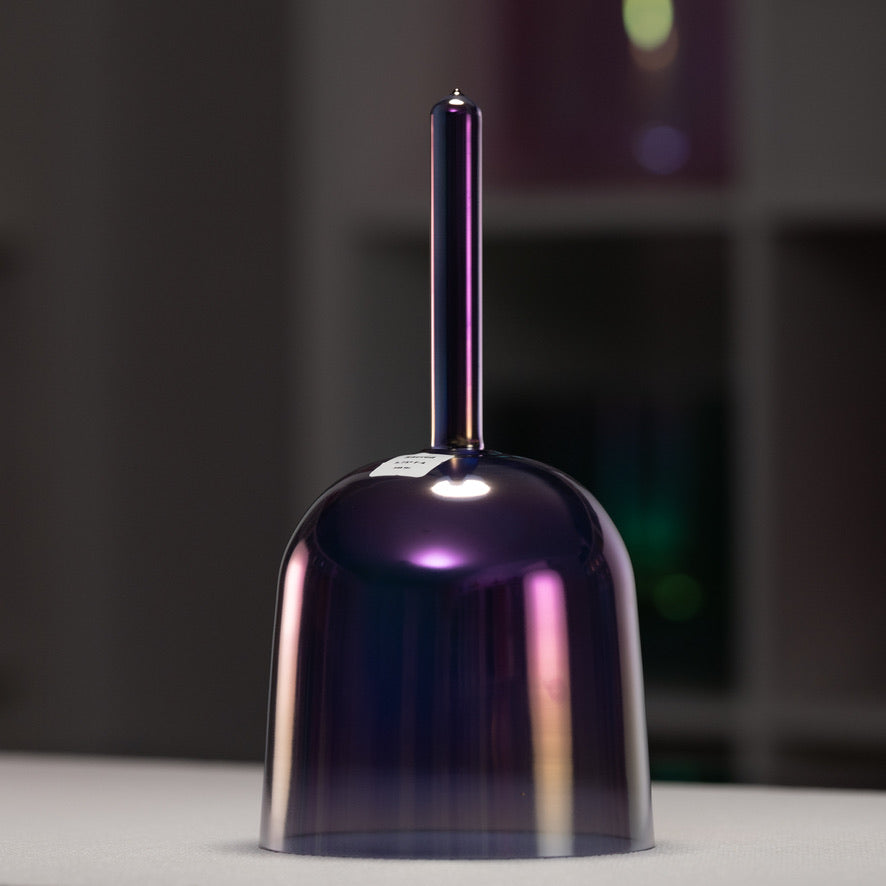 5.75" F-4 Amethyst Activation Crystal Singing Bowl, Handheld