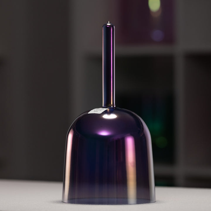 5.75" F-4 Amethyst Activation Crystal Singing Bowl, Handheld