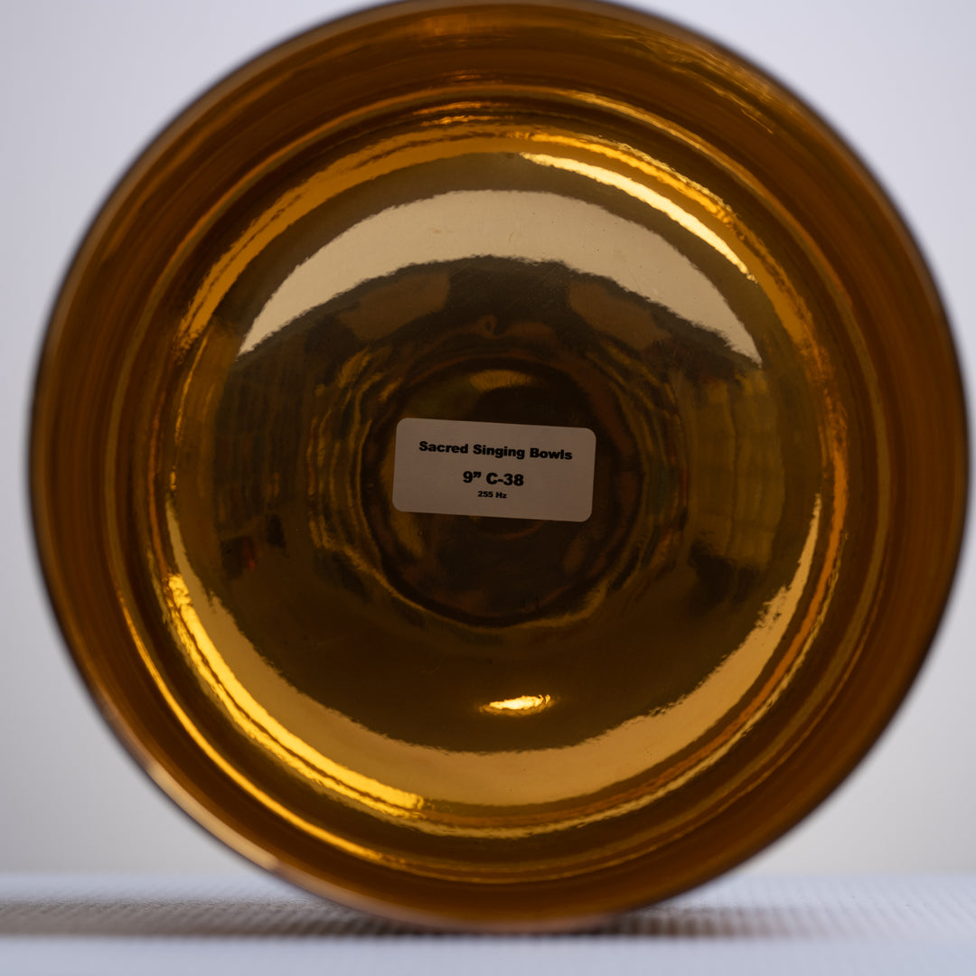 9" C-38 Harmonic Sun Crystal Bowl