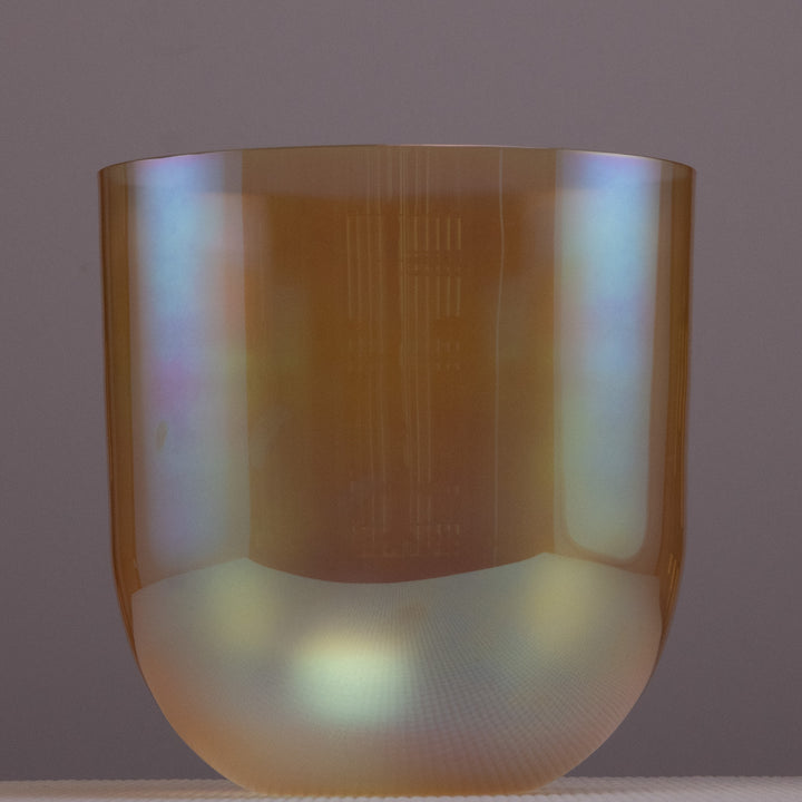 8.5" D-34 Radiant Sun Crystal Singing Bowl