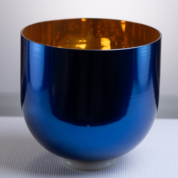 Tranquil Sea Singing Bowl with Gold inside from Sacred Singing Bowls