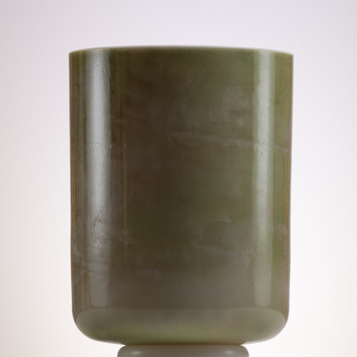 8" B-10 Emerald & Tibetan Quartz Copper, Crystal Tones™