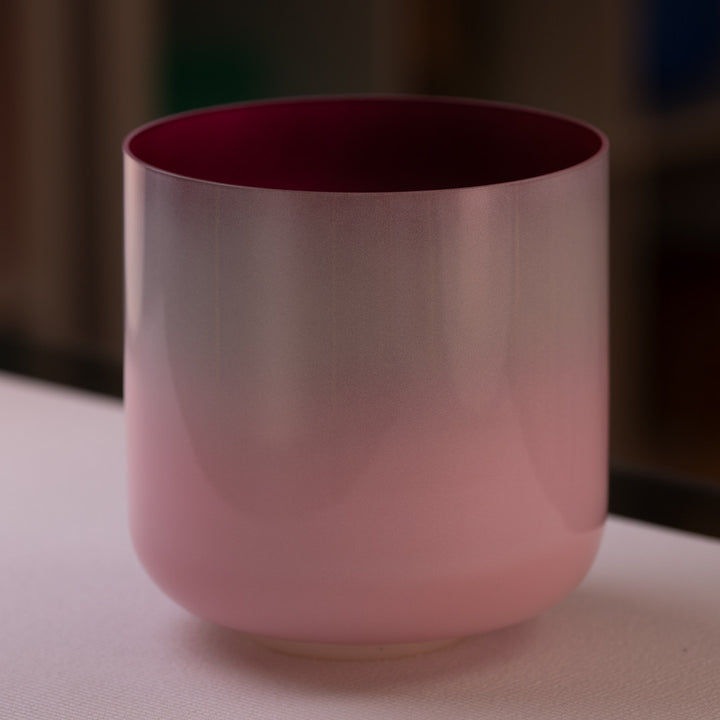 9” F#-8 Majestic Mauve Crystal Singing Bowl