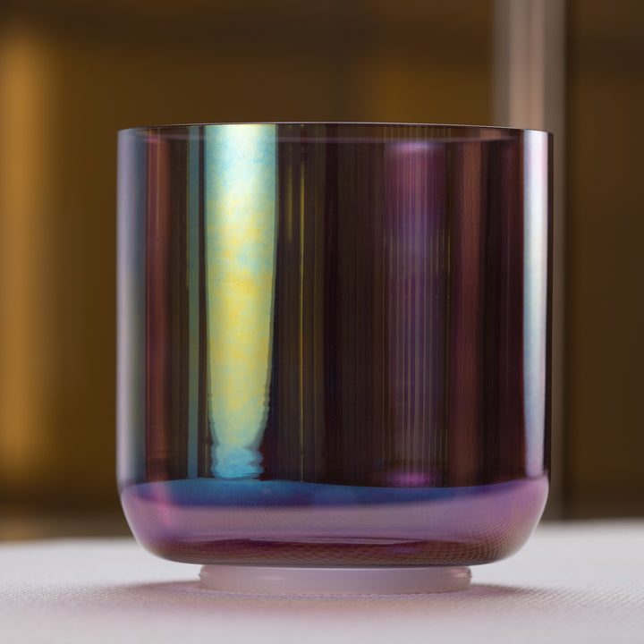 5.5" B-37 Amethyst Activation Crystal Singing Bowl