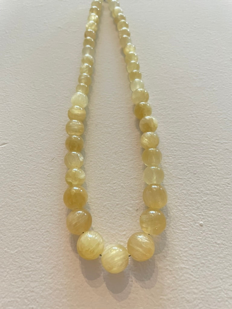 Yellow Calcite Necklace