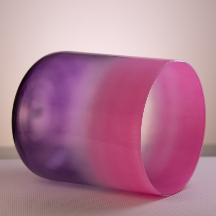 12” E+30 Blossoming Heart Crystal Symphony Bowl, Tall