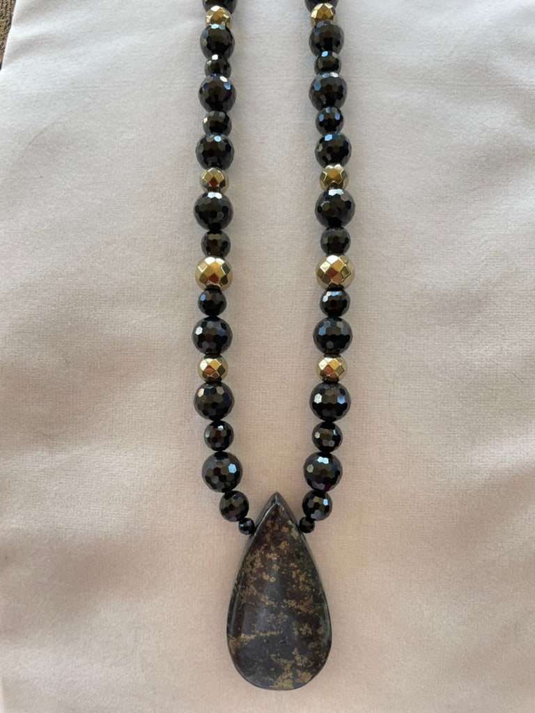 Black Spinel Necklace